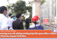 Khẩn trương truy vết những trường hợp liên quan đến ca bệnh COVID-19 ở xã Vĩnh An, huyện Vĩnh Bảo