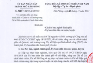Cải thiện điểm nội dung thành phần về Quản trị môi trường trong Chỉ số Hiệu quả quản trị hành chính công