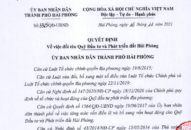 Đổi tên Quỹ Đầu tư và Phát triển đất Hải Phòng thành Quỹ Đầu tư phát triển Hải Phòng