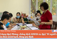 Việc sử dụng Quỹ Phòng, chống dịch COVID-19, Quỹ “Vì người nghèo” bảo đảm minh bạch, đúng quy định