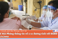 Sở Y tế Hải Phòng thông tin về 2 ca dương tính với SARS-CoV-2 ngày 6/11/2021