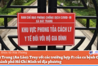 Xã Bát Trang (An Lão): Truy vết các trường hợp F1 của ca bệnh COVID-19 từ thành phố Hồ Chí Minh về địa phương