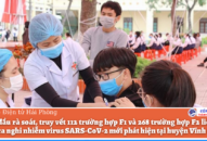 Bước đầu rà soát, truy vết 112 trường hợp F1 và 268 trường hợp F2 liên quan đến 4 ca nghi nhiễm virus SARS-CoV-2 mới phát hiện tại huyện Vĩnh Bảo