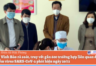 Huyện Vĩnh Bảo rà soát, truy vết gần 600 trường hợp liên quan đến các ca nhiễm virus SARS-CoV-2 phát hiện ngày 29/11