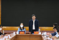 Phó Chủ tịch Thường trực UBND thành phố Lê Anh Quân làm việc với huyện An Dương về công tác phòng chống dịch COVID-19