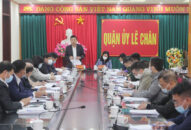 Quận Lê Chân đạt 16/17 chỉ tiêu chủ yếu theo Nghị quyết số 01 của Quận ủy về mục tiêu, nhiệm vụ, giải pháp năm 2021