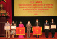 Khen thưởng nhiều tập thể, cá nhân có thành tích xuất sắc trong công tác Văn hóa-Gia đình và Thể dục thể thao năm 2021