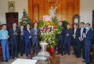 Phó Bí thư Thường trực Thành ủy thăm, chúc mừng Tòa Giám mục Hải Phòng nhân dịp Lễ Giáng sinh năm 2021