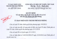Quyết định về việc khai, nộp lệ phí trước bạ đối với xe ô tô trên địa bàn thành phố