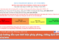 Cập nhật hướng dẫn tạm thời biện pháp phòng, chống dịch COVID-19 ngày 19/12/2021