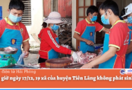 Đến 16 giờ ngày 17/12, 19 xã của huyện Tiên Lãng không phát sinh ca F0 mới