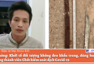 Hải Phòng: Khởi tố đối tượng không đeo khẩu trang chém nhân viên chốt kiểm dịch