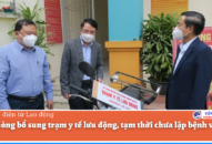 Hải Phòng bổ sung trạm y tế lưu động, tạm thời chưa lập bệnh viện dã chiến