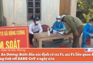 Huyện An Dương: Bước đầu xác định có 112 F1, 415 F2 liên quan đến các ca dương tính với SARS-CoV-2 ngày 2/12