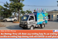 Huyện An Dương: Truy vết được 324 trường hợp F1; 59 trường hợp F2 liên quan đến 60 trường hợp dương tính với COVID-19 mới phát sinh