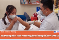 Huyện An Dương phát sinh 70 trường hợp dương tính với COVID-19