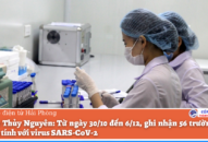 Huyện Thủy Nguyên: Từ ngày 30/10 đến 6/12, ghi nhận 56 trường hợp dương tính với virus SARS-CoV-2