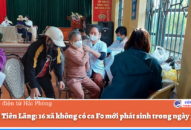 Huyện Tiên Lãng: 16 xã không có ca F0 mới phát sinh trong ngày 3/12