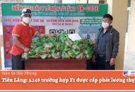 Huyện Tiên Lãng: 5.148 trường hợp F1 được cấp phát lương thực, thực phẩm