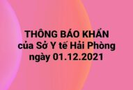Sở Y tế Hải Phòng thông báo khẩn liên quan đến ca nhiễm COVID-19 tại phường Cầu Đất, quận Ngô Quyền