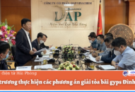 Khẩn trương thực hiện các phương án giải tỏa bãi gyps Đình Vũ