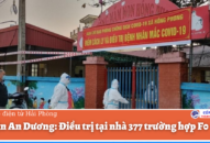 Huyện An Dương: Điều trị tại nhà 377 trường hợp F0