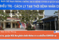 Ngày 17/12, quận Hải An phát sinh thêm 17 ca nhiễm COVID-19