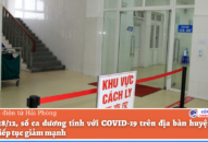 Ngày 18/12, số ca dương tính với COVID-19 trên địa bàn huyện Tiên Lãng tiếp tục giảm mạnh