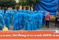 Thông tin phòng chống dịch COVID-19 tại Hải Phòng, ngày 5/12/2021