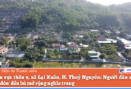 Xây mộ giả để ‘đón’ đền bù mở rộng nghĩa trang