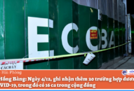 Quận Hồng Bàng: Ngày 4/12, ghi nhận thêm 20 trường hợp dương tính với COVID-19, trong đó có 16 ca trong cộng đồng