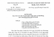 Hướng dẫn xử lý đối với hành khách nhập cảnh qua Cảng Hàng không quốc tế Cát Bi