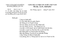 Tiếp tục dừng hoạt động vận tải hành khách trên địa bàn các xã, phường, thị trấn có mức độ dịch cấp 4