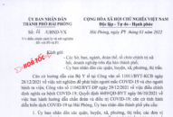 Hải Phòng điều chỉnh cách ly và xét nghiệm đối với F0 và F1