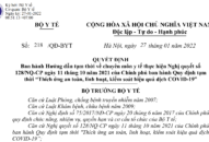 Bộ Y tế ban hành Tiêu chí đánh giá cấp độ dịch bệnh COVID-19 mới nhất