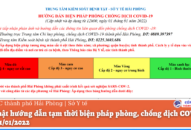 Cập nhật hướng dẫn tạm thời biện pháp phòng, chống dịch COVID-19 ngày 01/01/2022