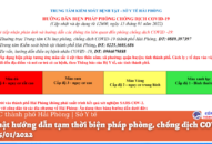 Cập nhật hướng dẫn tạm thời biện pháp phòng, chống dịch COVID-19 ngày 15/01/2022