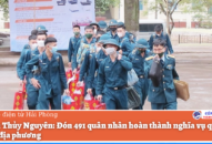 Huyện Thủy Nguyên: Đón 491 quân nhân hoàn thành nghĩa vụ quân sự trở về địa phương