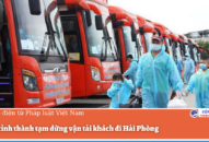 Nhiều tỉnh thành tạm dừng vận tải khách đi Hải Phòng