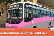 Điều chỉnh tạm thời điểm đầu, cuối tuyến xe buýt đi bến Gót