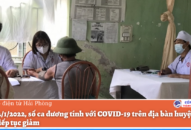 Ngày 2/1/2022, số ca dương tính với COVID-19 trên địa bàn huyện Tiên Lãng tiếp tục giảm