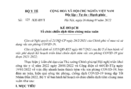 Bộ Y tế: Tổ chức tiêm vắc xin Covid-19 trên toàn quốc từ 29/01-28/02/2022