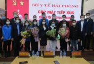 600 sinh viên hỗ trợ công tác phòng, chống dịch COVID-19 tại Trạm Y tế lưu động các quận Ngô Quyền, Hải An, Lê Chân