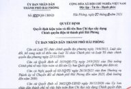 Quyết định kiện toàn và đổi tên Ban Chỉ đạo xây dựng Chính quyền điện tử thành phố Hải Phòng