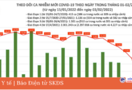 Ngày 3/2: Số mắc COVID-19 tiếp tục giảm, còn 8.601 ca; có 192 F0 nhiễm Omicron
