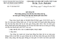 Phát động phong trào thi đua bảo đảm trật tự, an toàn giao thông trên địa bàn thành phố năm 2022