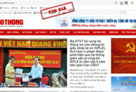 Giả mạo website tra cứu giấy phép lái xe của Tổng cục Đường bộ Việt Nam