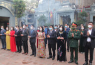 Dâng hương kỷ niệm Ngày sinh Nữ tướng Lê Chân