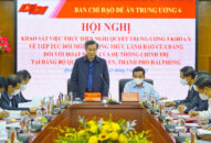 Đoàn khảo sát Trung ương khảo sát về tiếp tục đổi mới phương thức lãnh đạo của Đảng đối với hoạt động của hệ thống chính trị tại Đảng bộ quận Ngô Quyền