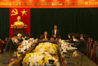 Thường trực Thành ủy làm việc với Đảng đoàn Liên hiệp Các tổ chức hữu nghị Việt Nam